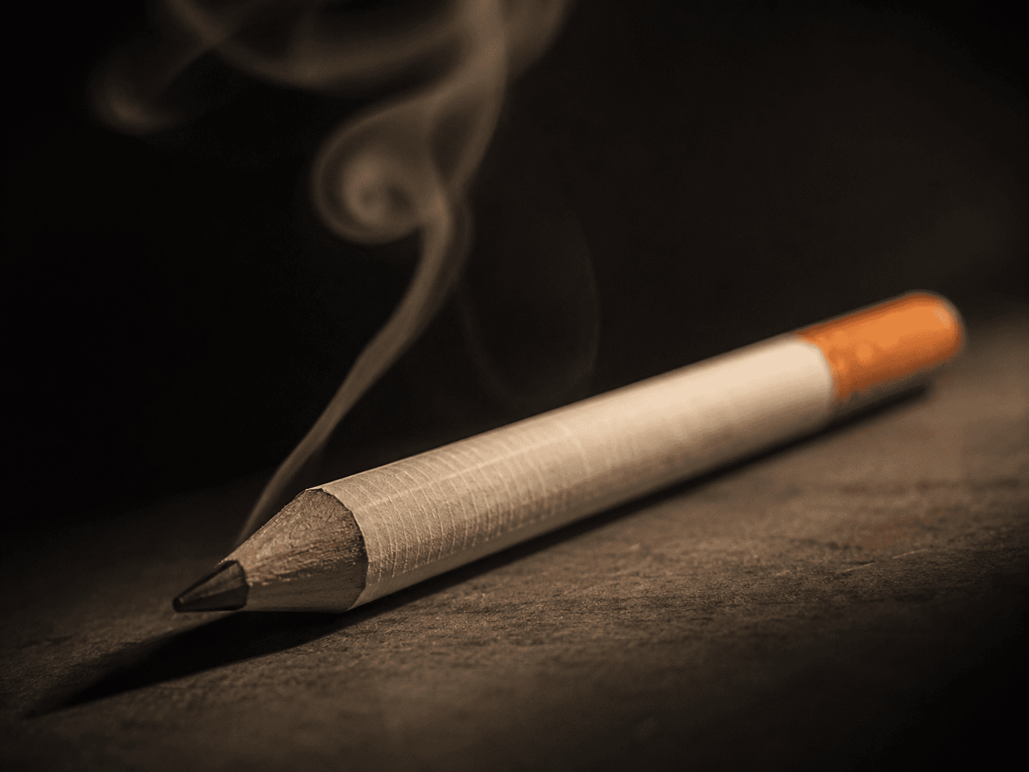 Un lapiz cigarrillo